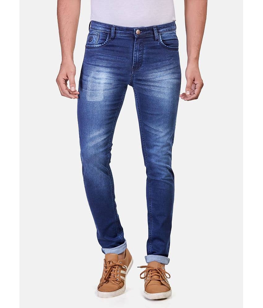 HJ HASASI Blue Regular Fit Jeans