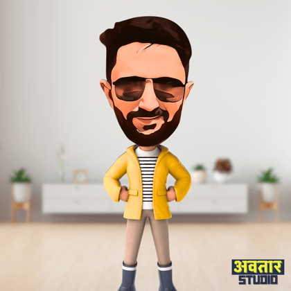 Avatar Display Picture (DP) - MAN POSE - 1