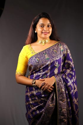 beautiful color combination Saree for all ladies