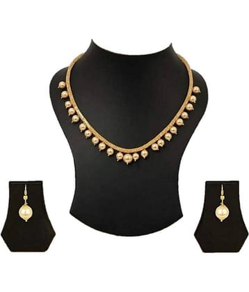 Molika - Gold Alloy Necklace Set ( Pack of 1 )
