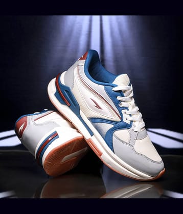 ASIAN POWERKICK-55 Off White Men's Sneakers