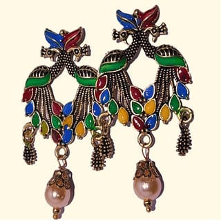 Earring brass plating alloy steel for girls (pack of 1)