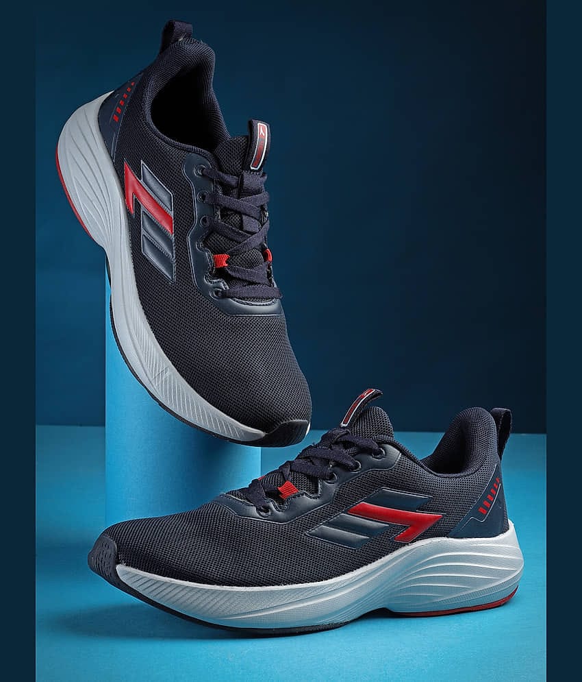 Action Navy Blue Men's Sports Running Shoes