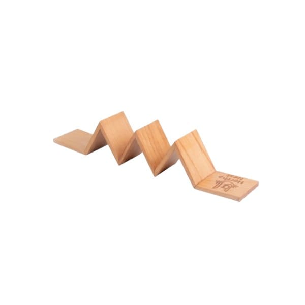 Wooden Zig Zag Platter