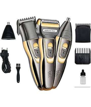 geemy Multi-grooming Kit Multicolor Cordless Clipper With 45 minutes Runtime