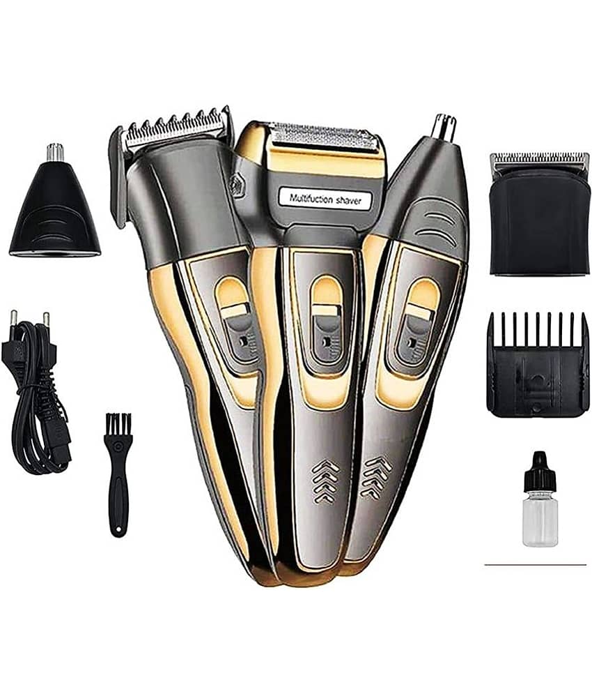 geemy Multi-grooming Kit Multicolor Cordless Clipper With 45 minutes Runtime