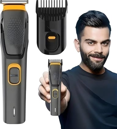 Trimmer For Men For Private Parts, Beard, Body Waterproof Trimmer With Safe Flexible Blades | Body Grooming Kit - Type C, Fast Charging, 110-Min Runtime | Full Body Trimmer-Best Quality
