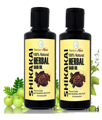 Premium Khadi Herbal Shikakai Hair oil 420 mL