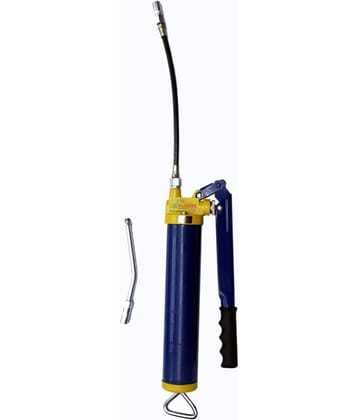GLOBUS STEEL HEAVY DUTY GREASE GUN 15 OZ WITH FIX AND FLEXIBLE SPOUT