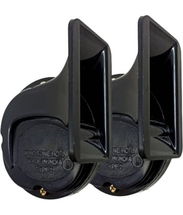 FSN Horn For Cars & Two Wheelers - Set of 2 (High & Low Tone)
