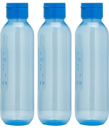 Claro 1100 Blue Fridge Water Bottle 1100 mL ( Set of 1 )