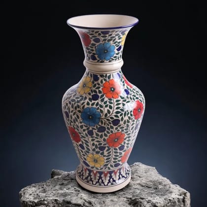 Whimsical Wonder Hand Painted Vase