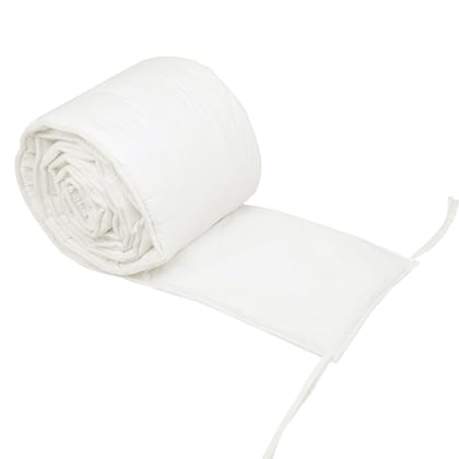 CREAM CRIB BUMPER