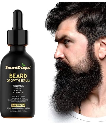 Smartdrops - 30mL For a Shiny Beard Beard Oil ( Pack of 1 )