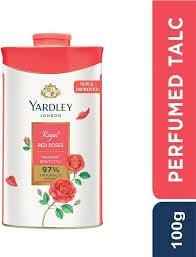 YARDLEY ROYAL RED ROSE TALC100G