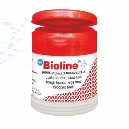 Bioline White Perfumed Petroleum Jelly, 50 gm Bioline White Perfumed Petroleum Jelly, 50 gm