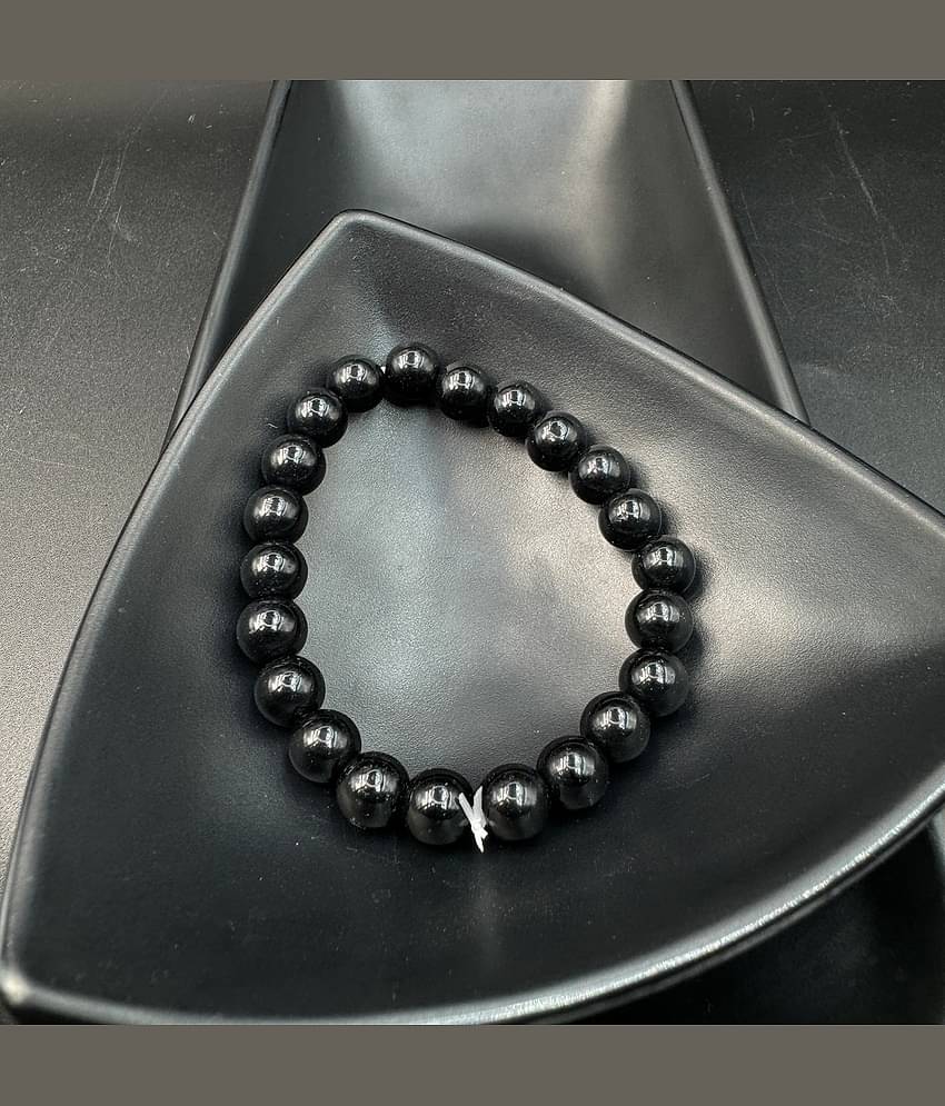 Charms Black Friendship Band ( Pack of 1 )