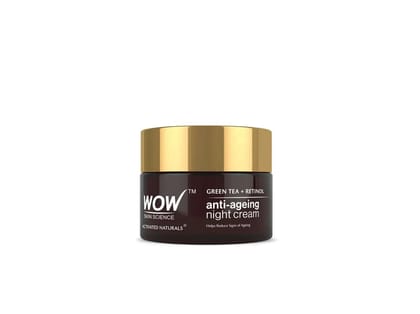 WOW Skin Science Green Tea & Retinol Anti-Aging Night Cream 