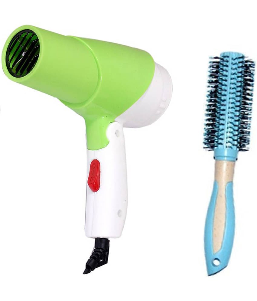 Lenon LE-1280 Green Hair Dryer ( Multicolor Comb )