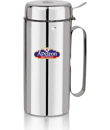 APEIRON - Steel Silver Oil Container ( Set of 1 - 1250 )