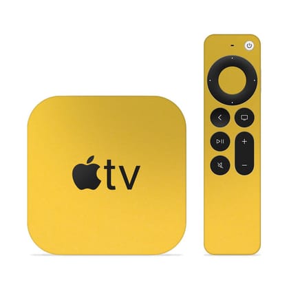 Matte Yellow Skin For Apple TV