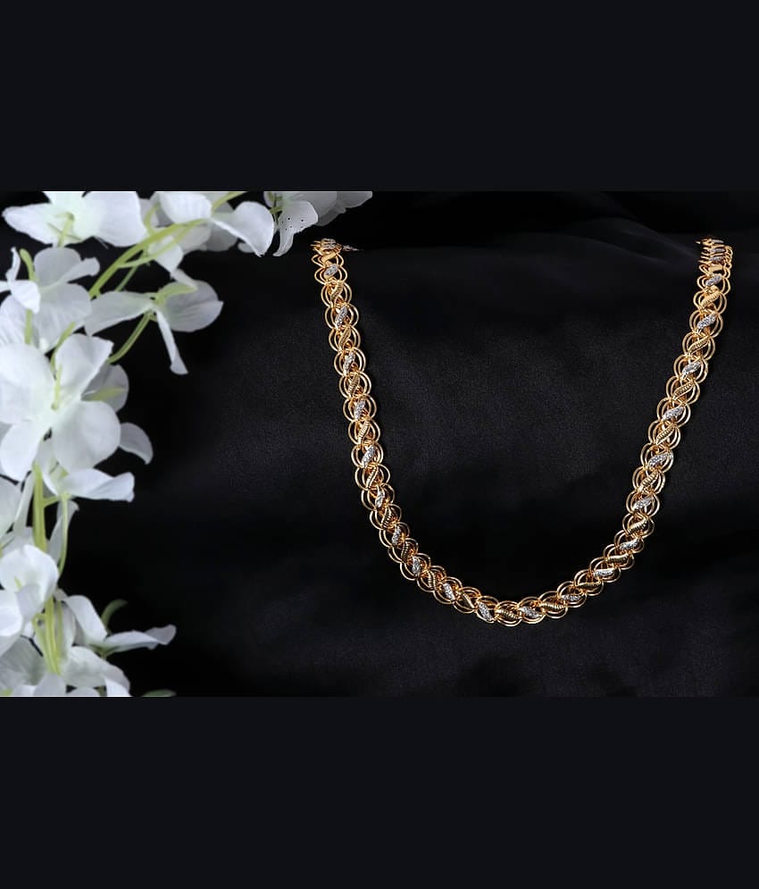 KRIMO Gold Plated Chain ( Set of 1 )