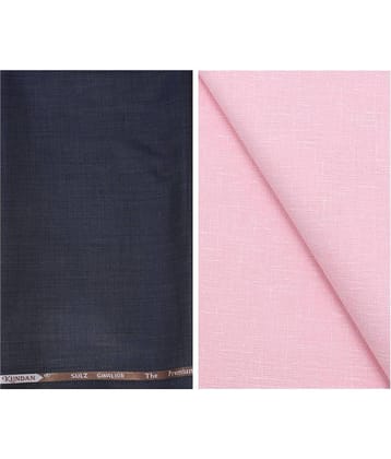 KUNDAN SULZ GWALIOR Multi Cotton Blend Unstitched Shirts & Trousers