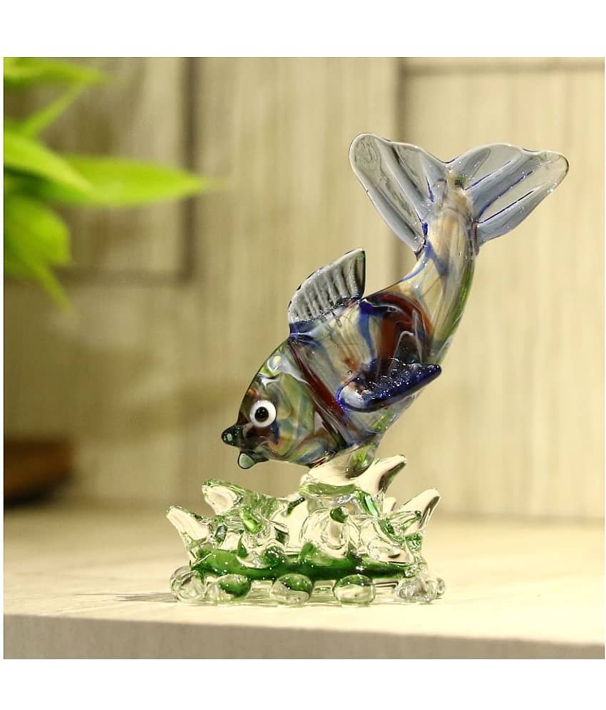 AFAST Multicolour Glass Handicraft Showpiece - Pack of 1