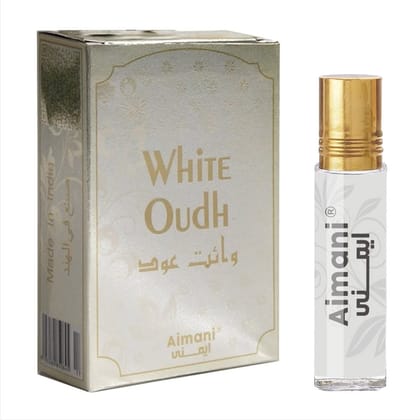 Aimani White Oudh Musk Tahara Thick & Creamy Body Musk 6ml Attar