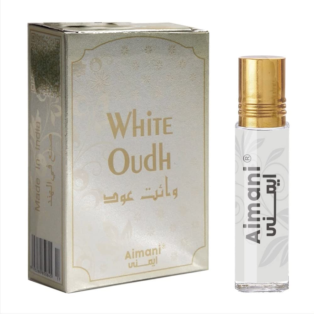 Aimani White Oudh Musk Tahara Thick & Creamy Body Musk 6ml Attar