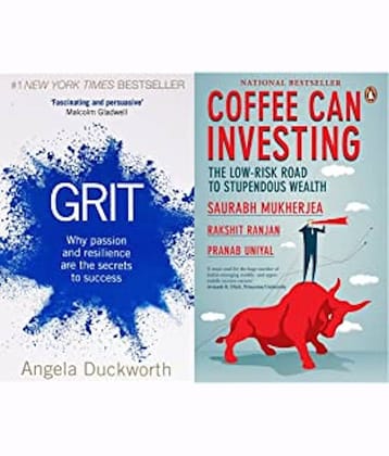 Grit: Why passion and resilience are the secrets to success+Coffee Can Investing: The Low Risk Road to Stupendous Wealth
