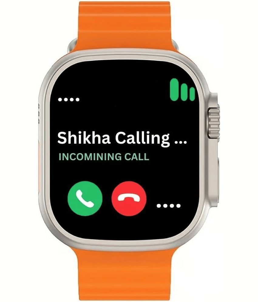 cadnut AMOLED BT Calling Smart Watch with Strap Upto 24 hours Backup ( Multicolor )