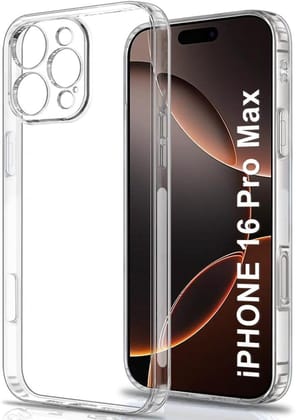 PLUGTECH TPU Ultra Hybrid Clear Camera Protection Back Cover Case for iPhone 16 Pro Max