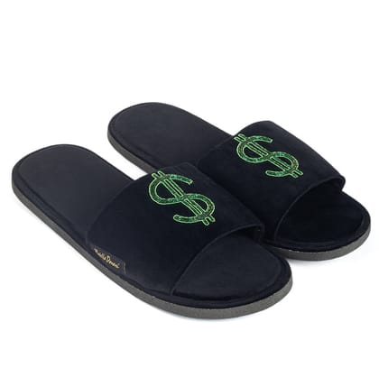 Dollar Domani Slippers (Limited Edition)-EU 42 / UK 8 / Black