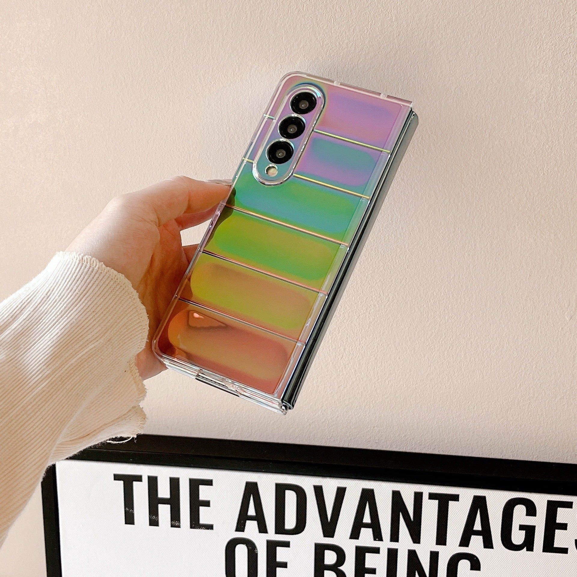 Aurora Light Effect Shiny Premium Cover-Samsung Galaxy Z Fold 4