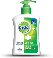 Dettol Original Liquid Hand Wash Bottle pump