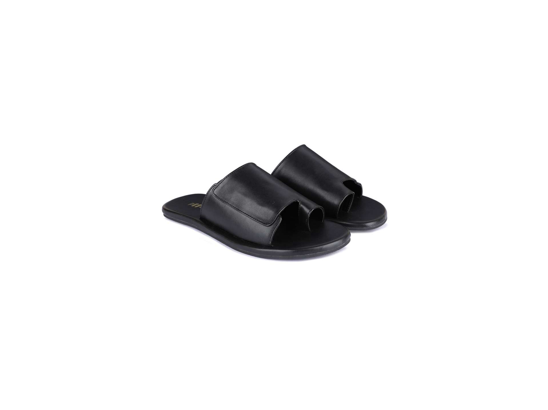 Paaduks Iru Black Men Flats - UK 6