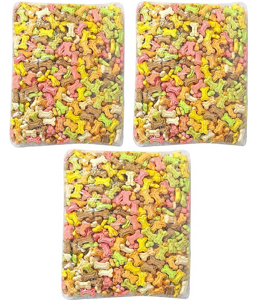 Dog Treat Biscuit 750Gm Mix Flavor Pack of 3 Each 250Gm