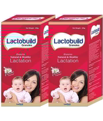 Leeford Lactobuild powder - Ayurvedic & natural Lactation for Nursing Mothers (200g, Pack of 2)