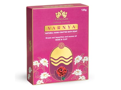 Varanya Rose & Clay Soap 125 gm.
