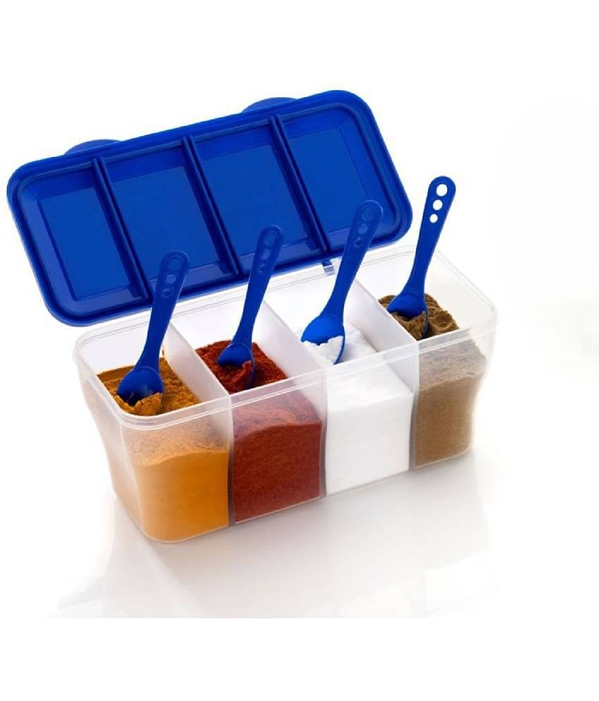 Analog Kitchenware Dal/Masala/Vegetable Plastic Blue Pickle Container ( Set of 1 )
