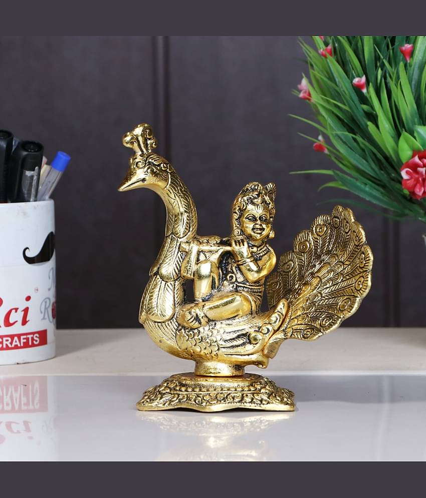 KridayKraft Aluminium Laddu Gopal Idol ( 15 cm )