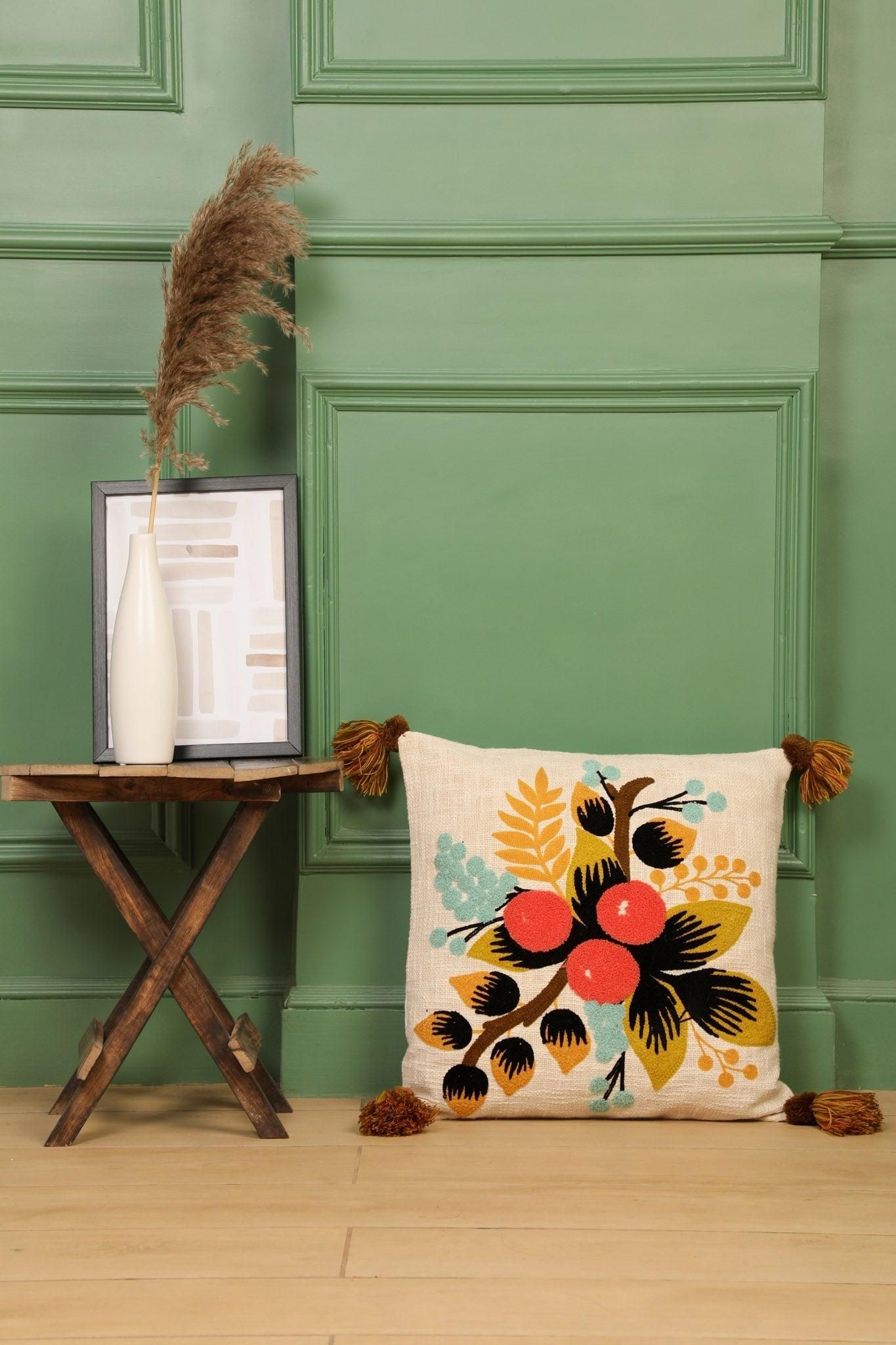 Drupe Cushion Cover -  Handmade-Single Piece / 45 x 45