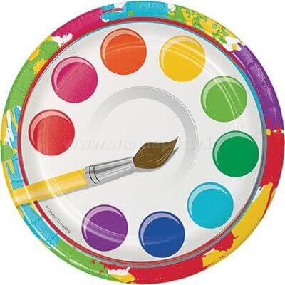 Art Attack Dessert Plates 7" - 8PC