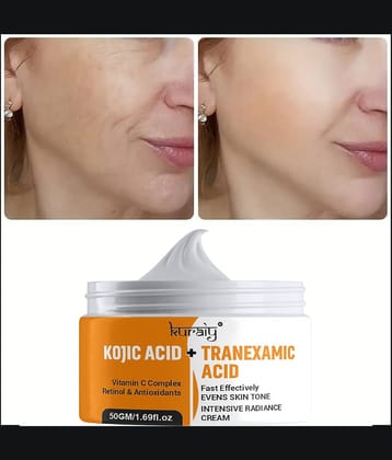 KURAIY Kojic Acid whitening cream Kojic Acid Wrinkle removal Acne scar pigment cream