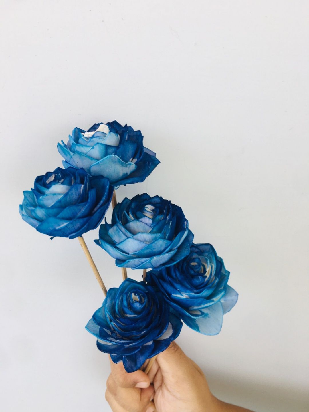 Ombre Indigo Sola Flower (5pcs)