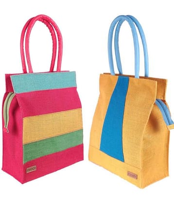 Foonty - Multicolor Jute Lunch Bag
