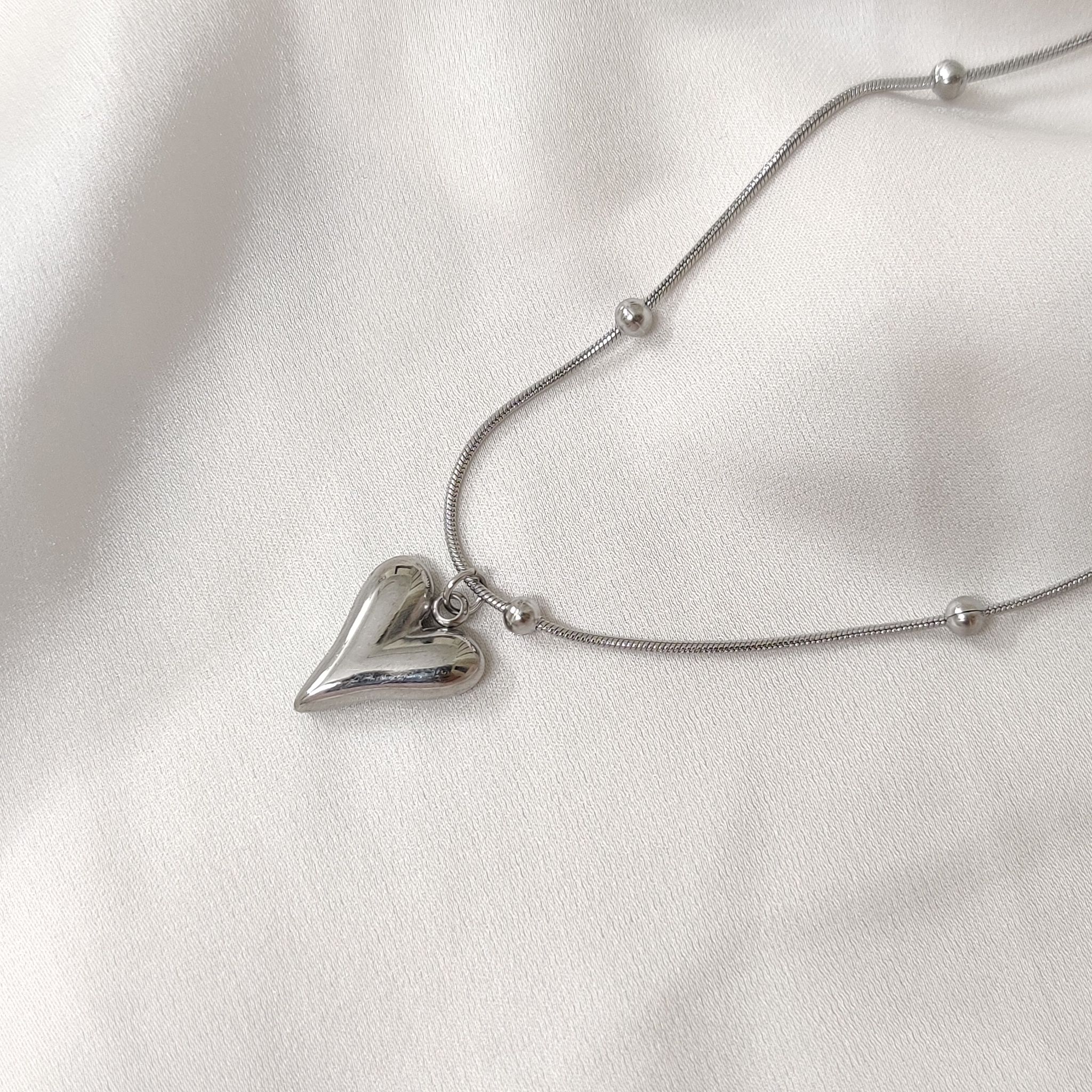 Evelyn Necklace-Silver