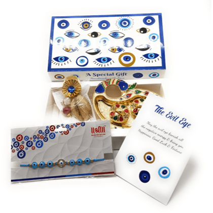 Designer Evil Eye Rakhi Set