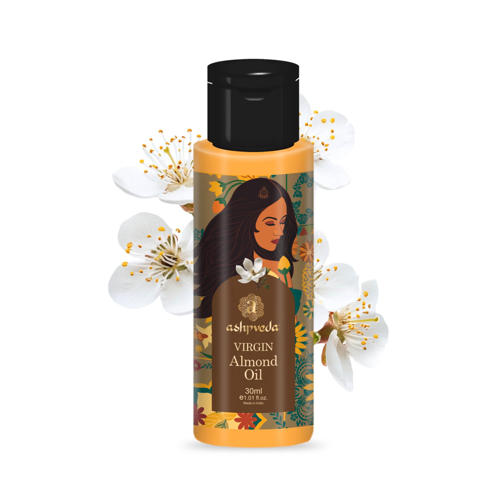 Ashpveda Cold Pressed Almond Oil for Skin and Hair